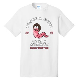 Worm With A Mustache James Tom Ariana Reality Tall T-Shirt