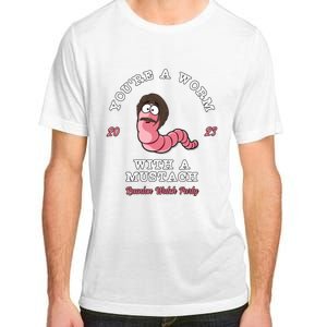 Worm With A Mustache James Tom Ariana Reality Adult ChromaSoft Performance T-Shirt