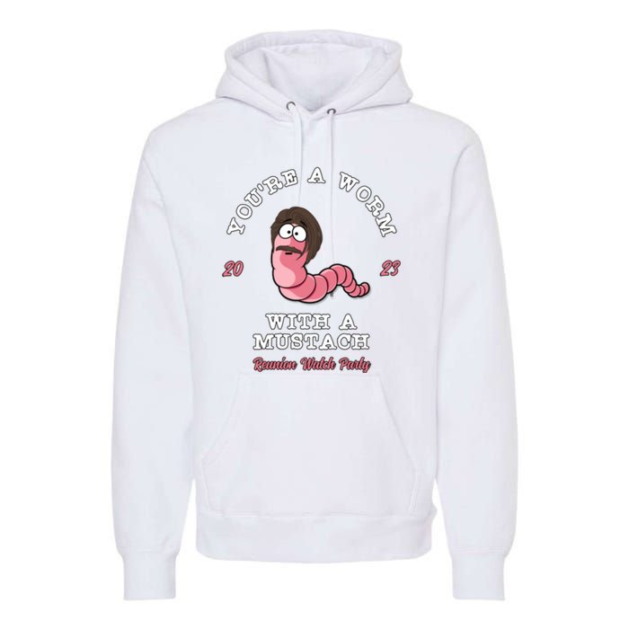 Worm With A Mustache James Tom Ariana Reality Premium Hoodie