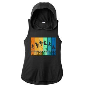 Wakeboarder Ladies PosiCharge Tri-Blend Wicking Draft Hoodie Tank