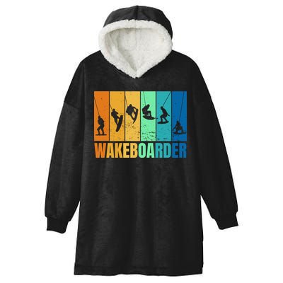 Wakeboarder Hooded Wearable Blanket