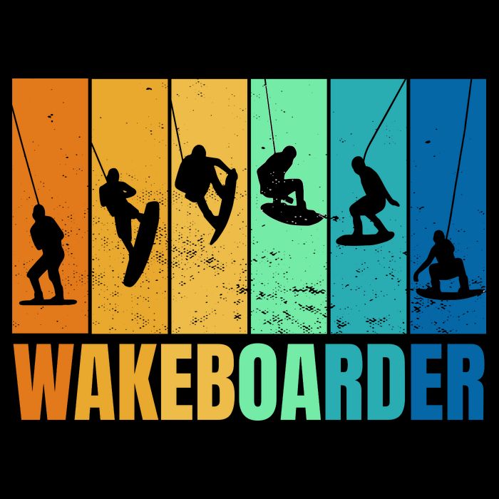 Wakeboarder 7-Panel Snapback Hat