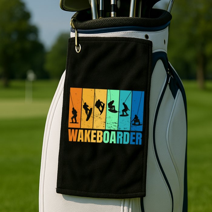 Wakeboarder Golf Towel