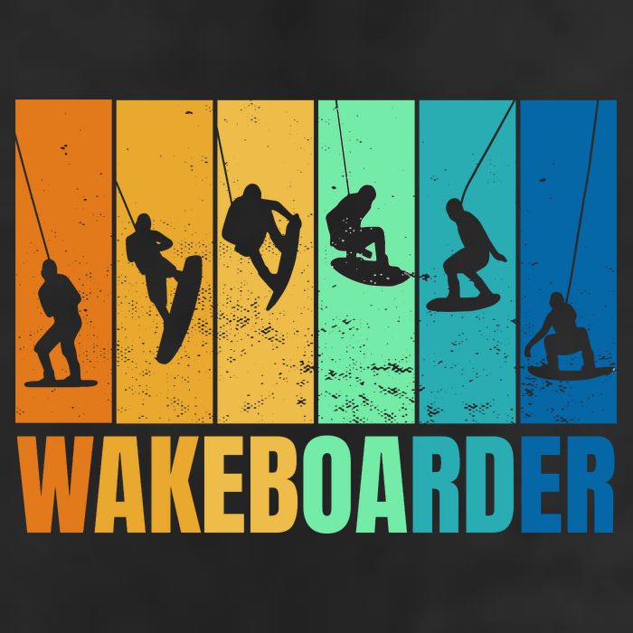 Wakeboarder Golf Towel