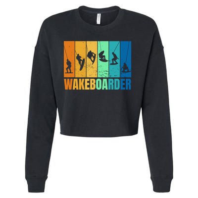 Wakeboarder Cropped Pullover Crew