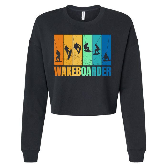 Wakeboarder Cropped Pullover Crew