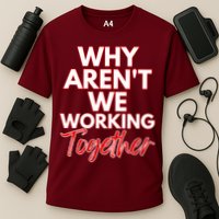 Women Why Aren't We Working Together Thrive Business & Finance Cooling Performance Crew T-Shirt