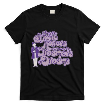 W.I.L.L.Y W.O.N.K.A And The Chocolate Factory Music Makers Gum Font T-Shirt