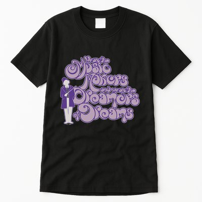 W.I.L.L.Y W.O.N.K.A And The Chocolate Factory Music Makers Gum Font Tall T-Shirt