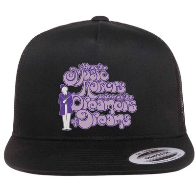 W.I.L.L.Y W.O.N.K.A And The Chocolate Factory Music Makers Gum Font Flatbill Hat