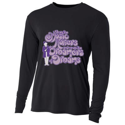 W.I.L.L.Y W.O.N.K.A And The Chocolate Factory Music Makers Gum Font Cooling Performance Long Sleeve Crew
