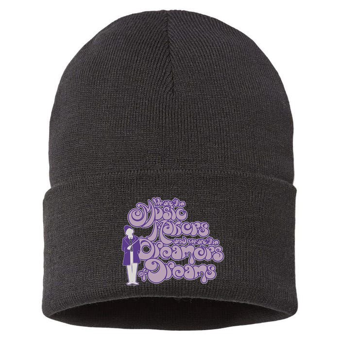 W.I.L.L.Y W.O.N.K.A And The Chocolate Factory Music Makers Gum Font Sustainable Knit Beanie
