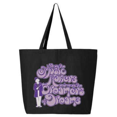 W.I.L.L.Y W.O.N.K.A And The Chocolate Factory Music Makers Gum Font 25L Jumbo Tote