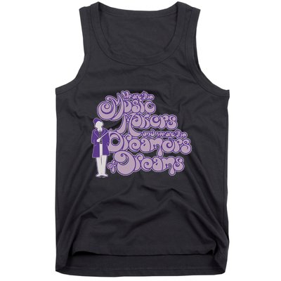 W.I.L.L.Y W.O.N.K.A And The Chocolate Factory Music Makers Gum Font Tank Top
