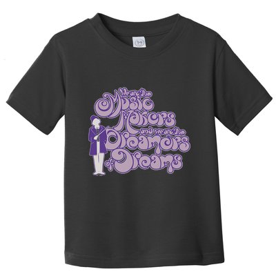 W.I.L.L.Y W.O.N.K.A And The Chocolate Factory Music Makers Gum Font Toddler T-Shirt