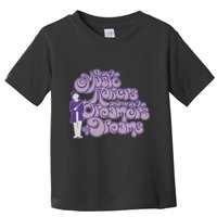 W.I.L.L.Y W.O.N.K.A And The Chocolate Factory Music Makers Gum Font Toddler T-Shirt