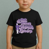 W.I.L.L.Y W.O.N.K.A And The Chocolate Factory Music Makers Gum Font Toddler T-Shirt