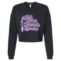 W.I.L.L.Y W.O.N.K.A And The Chocolate Factory Music Makers Gum Font Cropped Pullover Crew