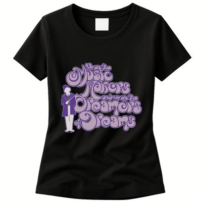 W.I.L.L.Y W.O.N.K.A And The Chocolate Factory Music Makers Gum Font Womens T-Shirt