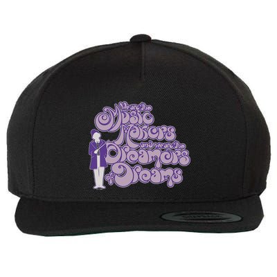 W.I.L.L.Y W.O.N.K.A And The Chocolate Factory Music Makers Gum Font Wool Snapback Cap