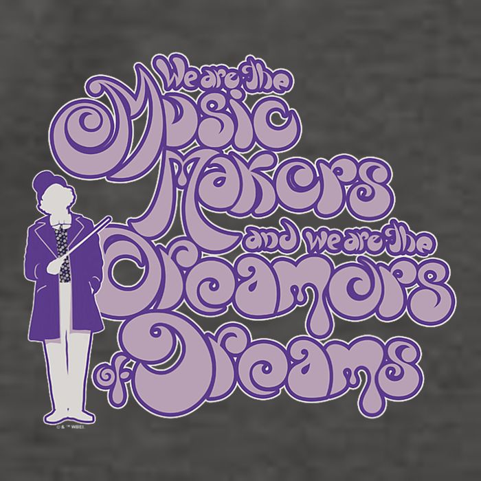 W.I.L.L.Y W.O.N.K.A And The Chocolate Factory Music Makers Gum Font Vector Backpack