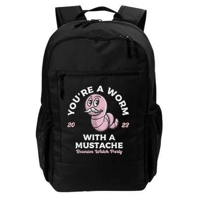 Worm With A Mustache James Tom Ariana Reality Daily Commute Backpack