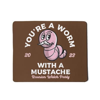 Worm With A Mustache James Tom Ariana Reality Mousepad