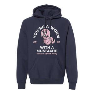 Worm With A Mustache James Tom Ariana Reality Premium Hoodie