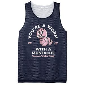 Worm With A Mustache James Tom Ariana Reality Mesh Reversible Basketball Jersey Tank