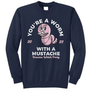 Worm With A Mustache James Tom Ariana Reality Tall Sweatshirt