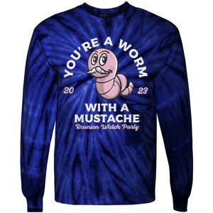 Worm With A Mustache James Tom Ariana Reality Tie-Dye Long Sleeve Shirt