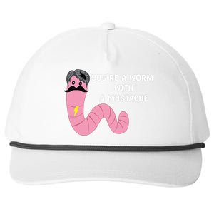 Worm With A Mustache James Tom Ariana Reality Snapback Five-Panel Rope Hat