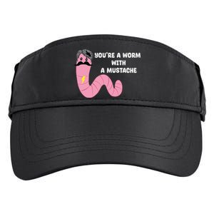 Worm With A Mustache James Tom Ariana Reality Adult Drive Performance Visor