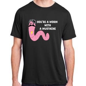 Worm With A Mustache James Tom Ariana Reality Adult ChromaSoft Performance T-Shirt