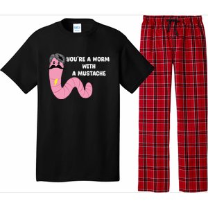 Worm With A Mustache James Tom Ariana Reality Pajama Set