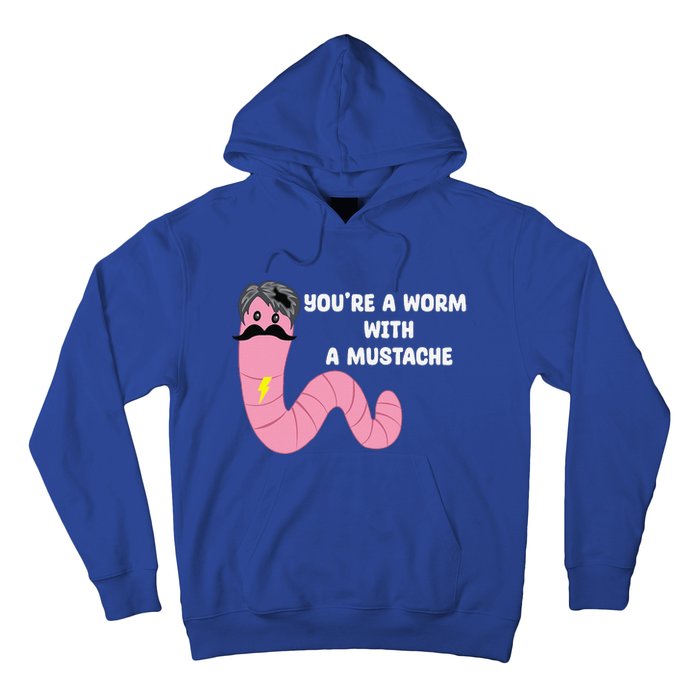 Worm With A Mustache James Tom Ariana Reality Hoodie