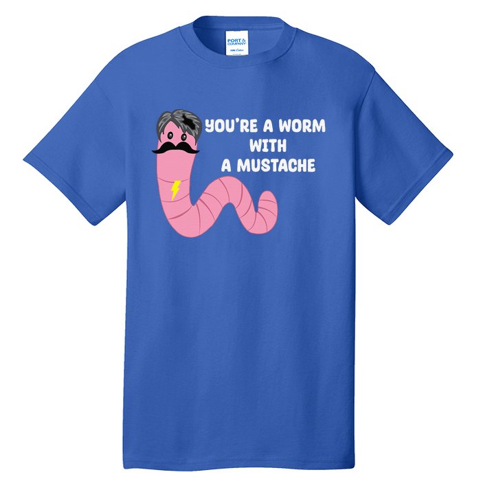 Worm With A Mustache James Tom Ariana Reality Tall T-Shirt