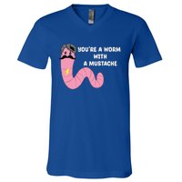 Worm With A Mustache James Tom Ariana Reality V-Neck T-Shirt