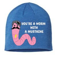 Worm With A Mustache James Tom Ariana Reality Sustainable Beanie