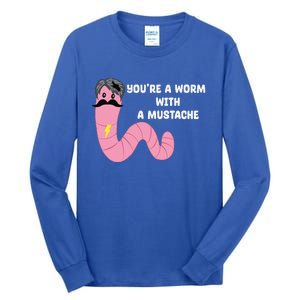 Worm With A Mustache James Tom Ariana Reality Tall Long Sleeve T-Shirt