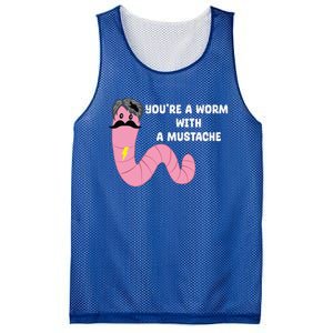 Worm With A Mustache James Tom Ariana Reality Mesh Reversible Basketball Jersey Tank