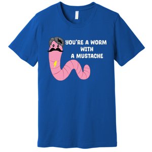 Worm With A Mustache James Tom Ariana Reality Premium T-Shirt