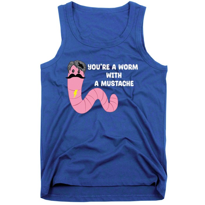 Worm With A Mustache James Tom Ariana Reality Tank Top