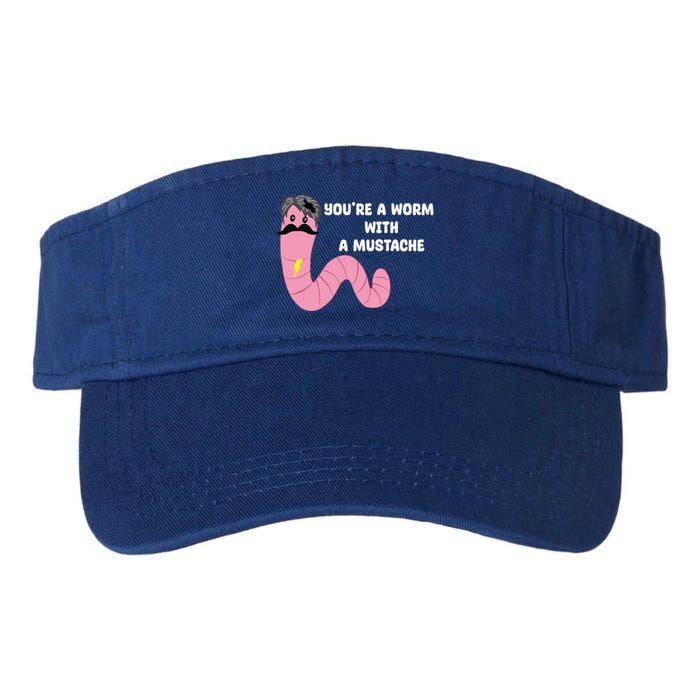 Worm With A Mustache James Tom Ariana Reality Valucap Bio-Washed Visor