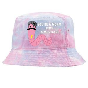 Worm With A Mustache James Tom Ariana Reality Tie-Dyed Bucket Hat