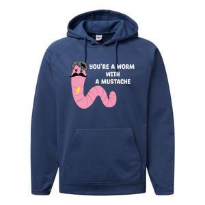 Worm With A Mustache James Tom Ariana Reality Performance Fleece Hoodie