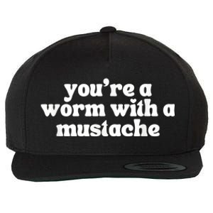 Worm With A Mustache James Tom Ariana Reality Wool Snapback Cap