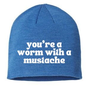 Worm With A Mustache James Tom Ariana Reality Sustainable Beanie