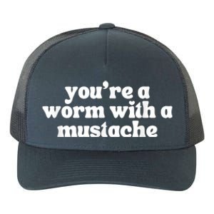 Worm With A Mustache James Tom Ariana Reality Yupoong Adult 5-Panel Trucker Hat