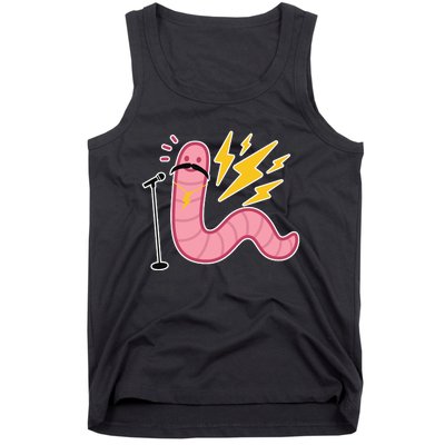 Worm With A Mustach Pump Rules Tank Top